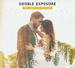 PS动作－双重曝光：Double Exposure - The Complete Package